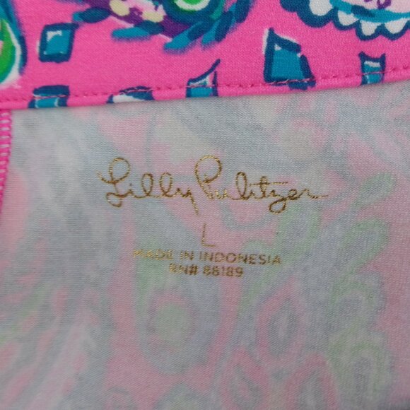 New Lilly Pulitzer Sophieletta UPF 50 Short Sleeve Sheath Dress L NWOT Pink - Picture 12 of 14